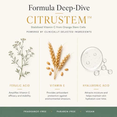 Image of Vitamin C Brightening Serum with Citrustem & Ferulic Acid | Morning Person