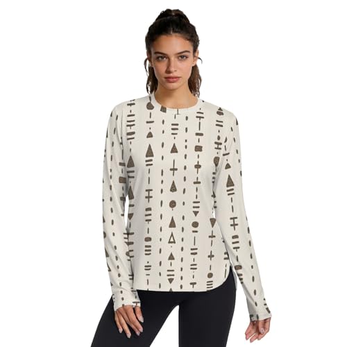 Chemise de sport pour femme UPF50+ anti-UV légère et respirante