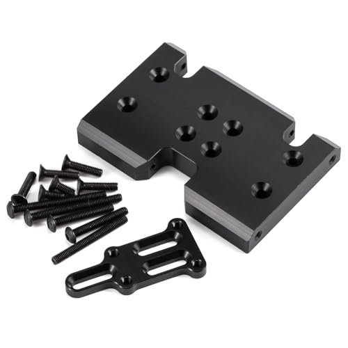 Image of 70mm Delrin Skid Plate with Adapter Plate for TGH 2.Low Transmission TGH-HH Transfer Case Element RC Axial 3 Gear Transmission Comp Builds