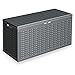 Produktbild Schauer Auflagenbox 320 Liter anthrazit - Kissenbox aus Kunststoff in Rattanoptik - Gartentruhe/Gartenbox für Sitzauflagen, Kissen & Kinderspielzeug