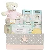 CONTENIDO DE LA CANASTILLA: - Caja Multiusos Rosa Con Osito. - Peluche Osito Rosa. - Suavinex Gel-Champu Symdet 400 Ml. - Suavinex Locion Hidratante Corporal Masaje 400 Ml. - Suavinex Colonia Infantil 100 Ml. - Suavinex Esponja Baño Infantil Hidrofila. - Suavinex Toallitas Húmedas 72 Unidades.