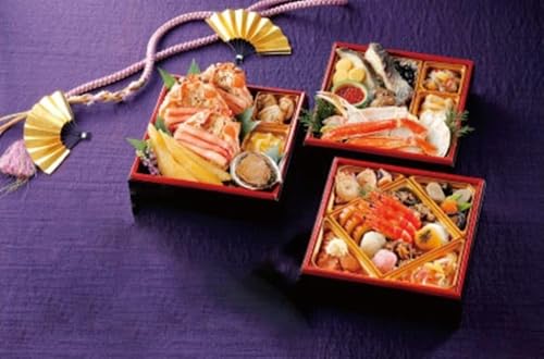 【予約限定】【2025年度】北海道 札幌市中央卸売市場発 北の春海膳 3段重【全25品】 (カネシメ 高橋水産 豪華 おせち料理 丸高水産)