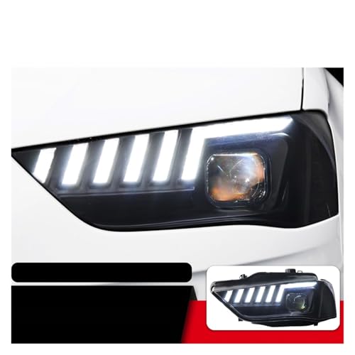 Faros LED para Audi A4 2013-2016 con luces de freno e intermitentes integrados 6