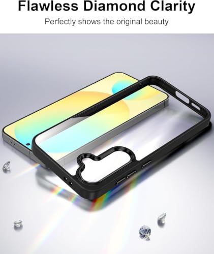 Image of HOOMIL Case for Samsung Galaxy S24 FE, Anti-Yellowing, Black