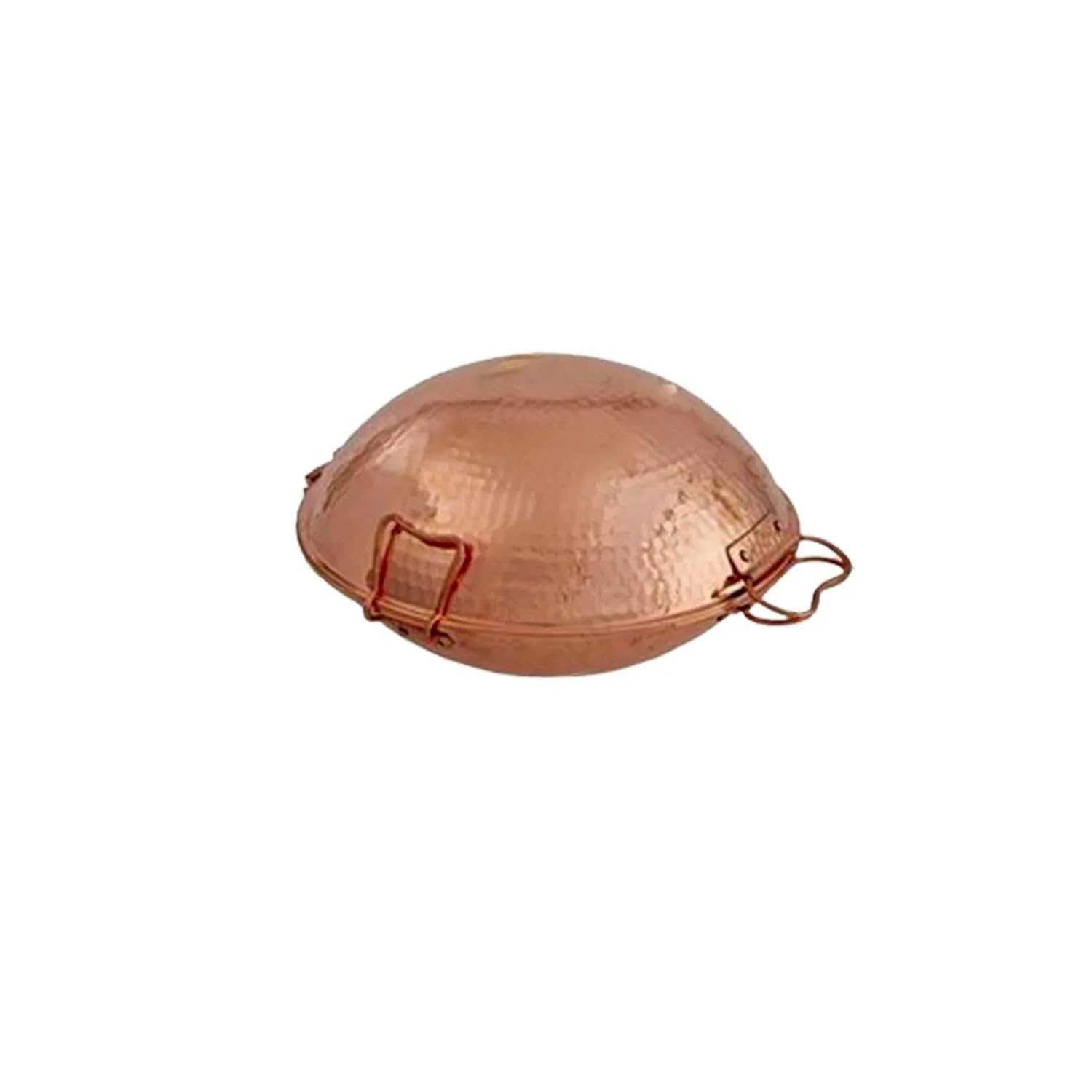 Cataplana en cuivre, pour la préparation de Poissons, de viandes et de Fruits de mer, 30cm