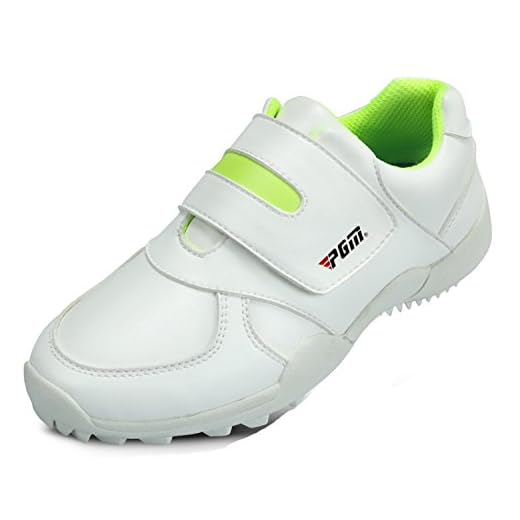 PGM wasserdichte Golfschuhe für Kinder Jungen Mädchen Spikeless mit Klettverschluss