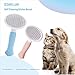 SESAWILLIAM Pet Self Cleaning Slicker Brush-Shedding Slicker Brush for Dogs & Cats & Haired Small Pets, Suitable Short, Medium, and Long for Shedding & Haired Pets- Comfortable Grooming (pink)