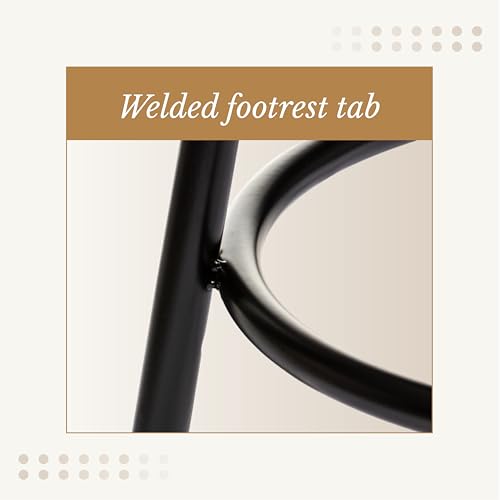 OEF Furnishings OEF6218-10/2 Premium Commercial-Grade All-Purpose Round Stool (18-inch Height, Black Frame, Masonite Wood Seat, 2-Pack) - Thumbnail 6