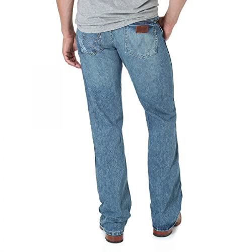 Image of Wrangler Men's Retro Slim Fit Straight Leg Jean