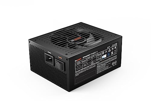 Image of be quiet! BN517 Straight Power 12-1200w 80 Plus Platinum, ATX 3.0, Modular Power Supply, for PCIe 5.0 GPUs and GPUs with 6+2 pin connectors, Silent 135mm be quiet! Fan - BN517