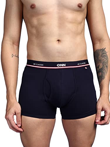 Image of ONN UK Classic Men's Combed Cotton Long Trunk with Feather Touch Ultra Soft Waistband (Pack of 1)