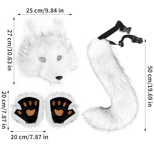 Queue et oreilles de loup accessoires indispensables pour spectacle et cosplay - 5