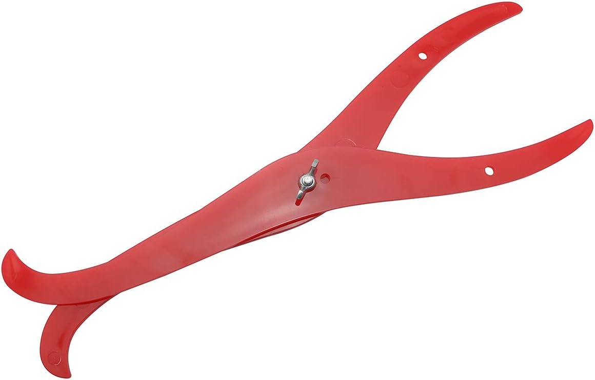 ZRM&E Bent-Leg Plastic Caliper Clay Sculpture Ceramic Measuring Pottery Tools 12" Length, Red