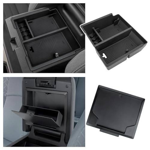 Sinminou Center Console Organizer Compatible with 2025-2026 Toyota 4Runner (6th Gen) Interior Accessories Armrest Organizer Tray Insert with Hidden Storage Box for Coin and Sunglasses