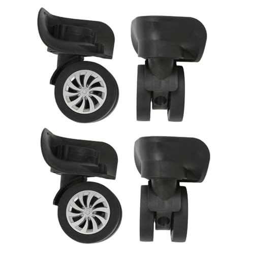 2 Pair Replacement Luggage Wheel Mute Bearing Swivel Wheel Luggage Suitcase Wheels 360 Spinner Wheels Casters Left and Right Wheels for Luggage for Luggage Suitcase Trolley