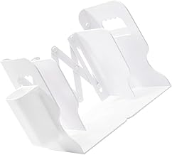 Ciieeo Prateleiras De Livros Retráteis Para Estante De Mesa De Escritório Estante Resistente Suportes De Livros Para Prateleiras Estante De Livros Estante De Livros Abs Branco