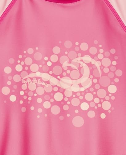 Playshoes Mädchen Badeshirt Rash-Guard-Shirt, Kurzarm Tupfen, 146/152 cm