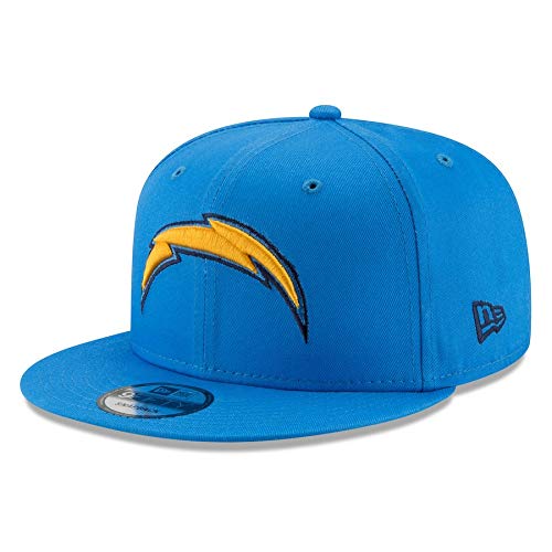 New Era Los Angeles Chargers Hat NFL Powder Blue 9FIFTY Snapback Adjustable Cap Adult One Size