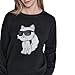 KARL LAGERFELD Paris Women's Sweater, Black, X-Small