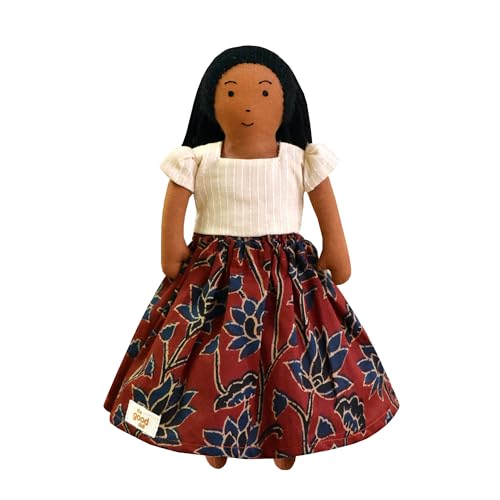 Image of Nilah's Younger Sister Malar Soft Doll for Girls - Fabric Doll with Everyday Play Dress | Safe Cloth Doll for Kids