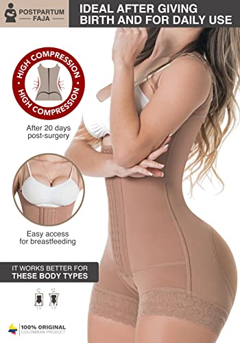 Sonryse Pp066 Fajas Colombianas Postparto Cesarea Postpartum Girdle Underwear For Women High Compression Stage 2 Faja #TOP1