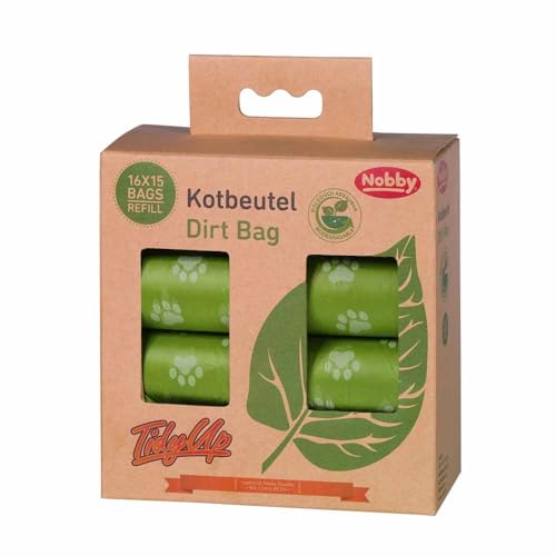 Produktbild von Nobby TidyUp biologisch abbaubare Hundekotbeutel grün - 16 x 15 Stk.