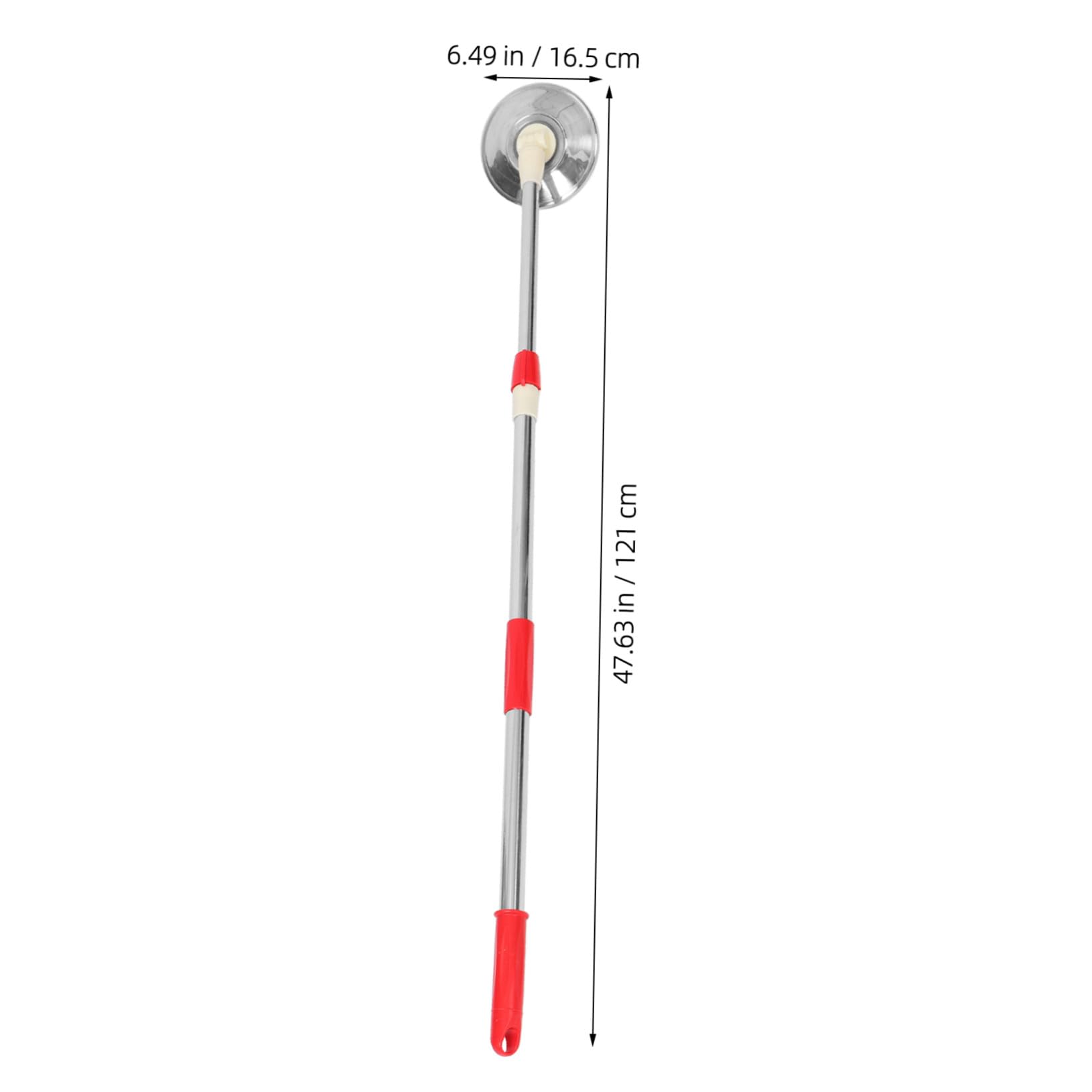 Palo de Fregona de Repuesto Azul Compatible Trapeador Giratorio, Acero Inoxidable y Plástico Resistente, Fácil de Usar para Azulejos y Suelos de Madera