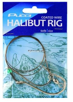 Pucci SHR9/0-10/0 Halibut Rig 9/0-10/0 60Lb Coated Wire Multi