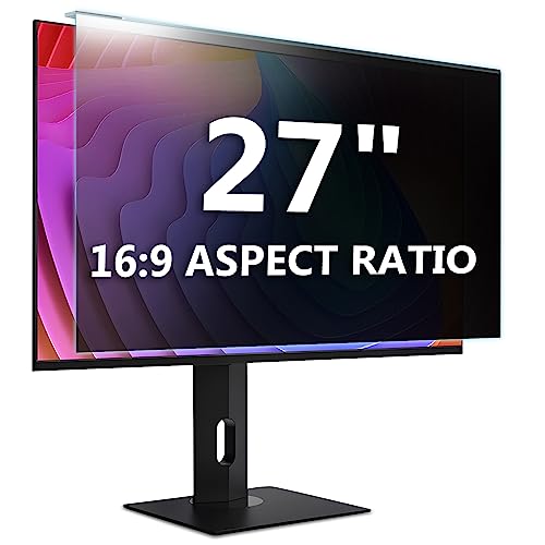 Pozlle 27-inch Anti-blue light Computer Privacy Screen Filter
