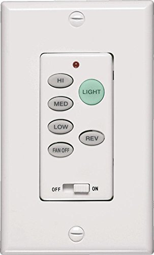 White Fan Wall Mount Control - Quorum 7-1301-0