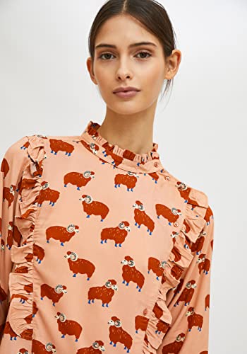 Top fluide Compania FA21SAM37 imprimé animaux pêche taille 38 - 2