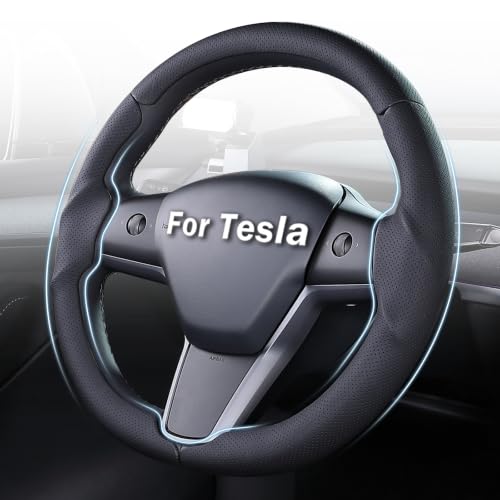 Tesla Model 3/Y Nappa Black Cover