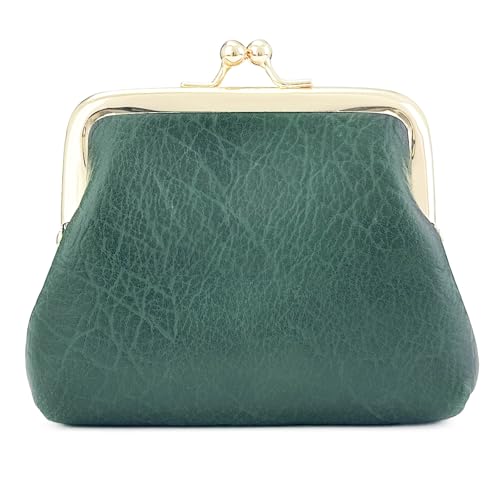 Image of Cute Floral Buckle Coin Purses Vintage Pouch Kiss-lock Change Purse Wallets
