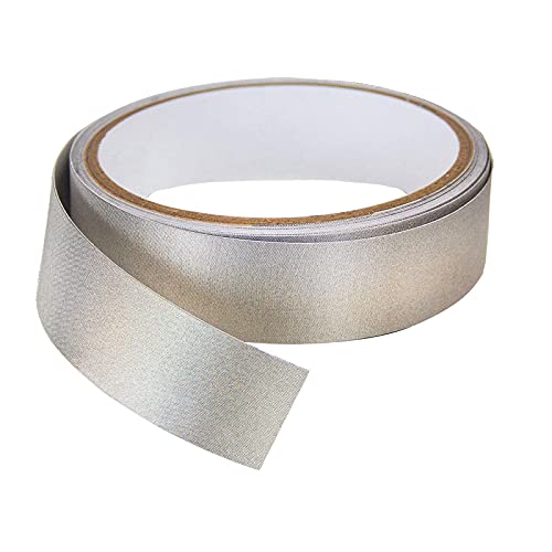 Birllaid High Shielding Faraday Tape, Conductive Cloth Fabric Adhesive Tape for RF/EMI Blocking 1" W x 150" L