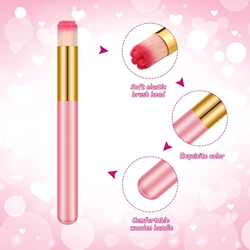 3 Pieces Usb Mini Portable Fans Rechargeable Electric Handheld Air Conditioning Lash Shampoo Brushes Nose Blackhead Facial Cleaning Brush Plastic Wash Bottle (Light Pink) #TOP4