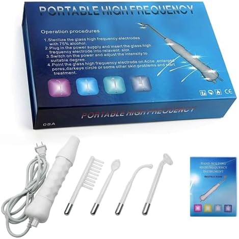 Aparelho Tratamento Limpeza Pele Cabelo Espinhas Alta Frequencia ...