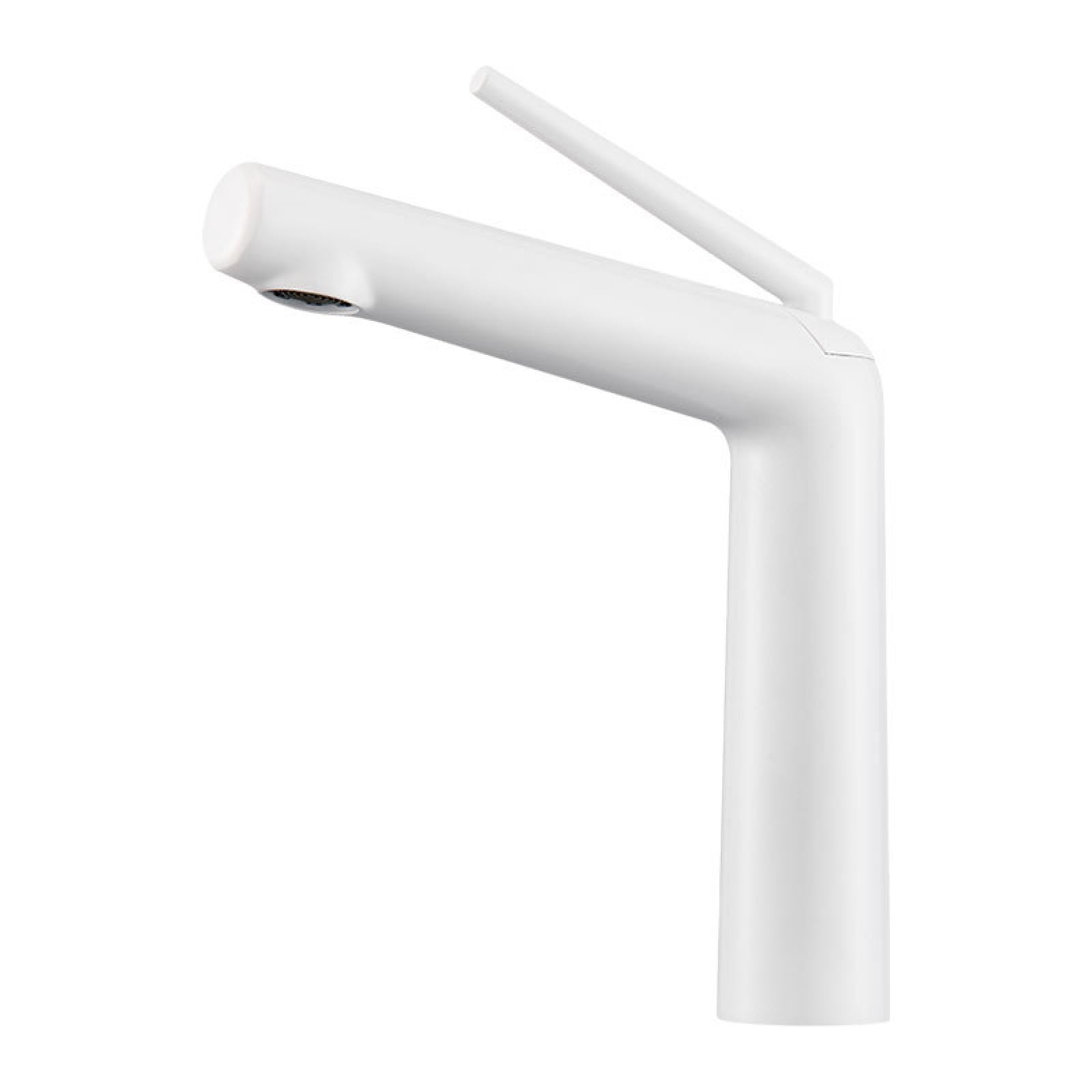 Fanjubei White Bathroom Copper Hot And Cold Basin Faucet,