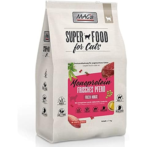 MAC's Cat Katzenfutter Monoprotein Pferd Trockenfutter Superfood 7kg getreidefrei Cover