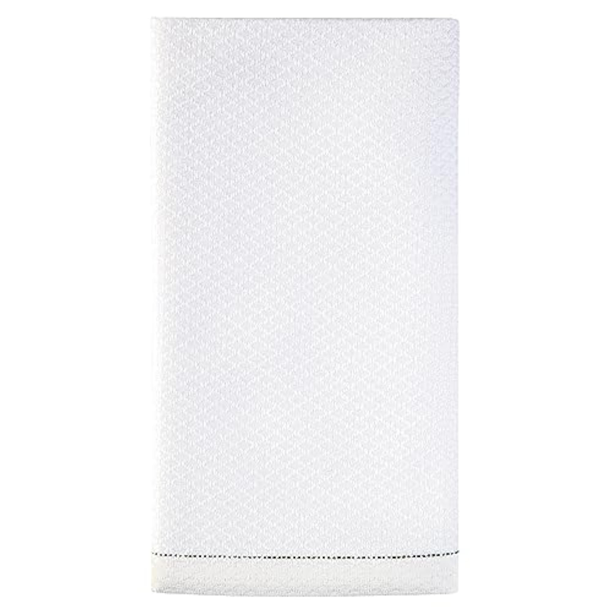 Disposable White Hand Towels for Bathroom, 100% Cotton