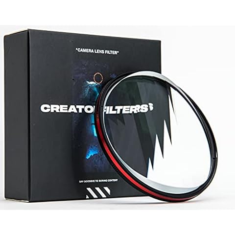 CREATOR FX Linear Repeater Prism Lens Filter for Photography | Prism Filter for Camera | Prism Lens Camera Accessories | Fractal Filters to Repeat Multiple Images (82mm) Cover