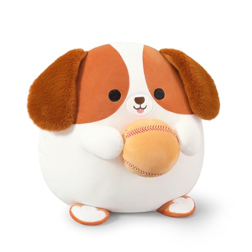 shownicer Plüschhund Beagle mit Baseball, Superweiches Plüsch, Kuscheltier, 35 cm, für Kinder ab 3 Jahren