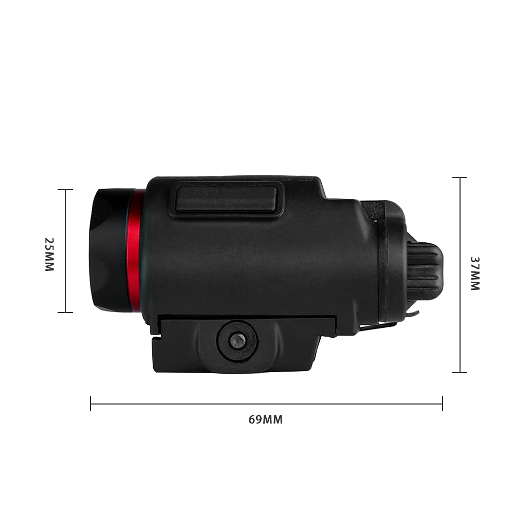 Pistolet Lumière Combo Rouge Laser Visée pour CZ 75 P320 Glock 17 19