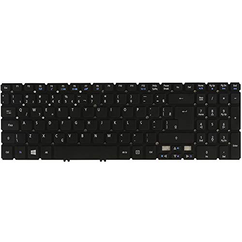 Teclado para Notebook Acer Aspire V5-572-21274G50akk - Preto - Layout Portugues BR