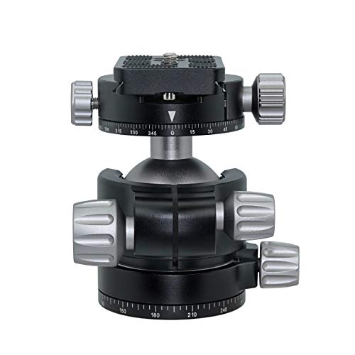 Sioti low profile tripod ball head, camera tripod ball head, low …