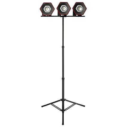 MAXXEON MXN10153 Heavy Duty Telescopic Tripod Stand for Lumenator Flood Lights