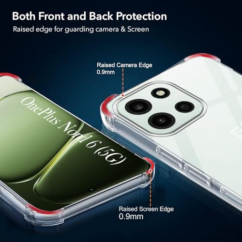 Image of Jkobi Shockproof Crystal-Clear Back Cover for Oneplus Nord 6 (Magsafe Wireless Support | Drop & Camera Protection | Hard Polycarbonate)