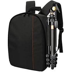 Fundas Para Lentes Fotograficos Appoo Mochila Impermeable para cámaras fotográficas - Mochila para fotografía DSLR Resistente al Desgaste | Bolsa Impermeable para cámara SLR/DSLR, Lente y Accesorios, Funda para cá ara