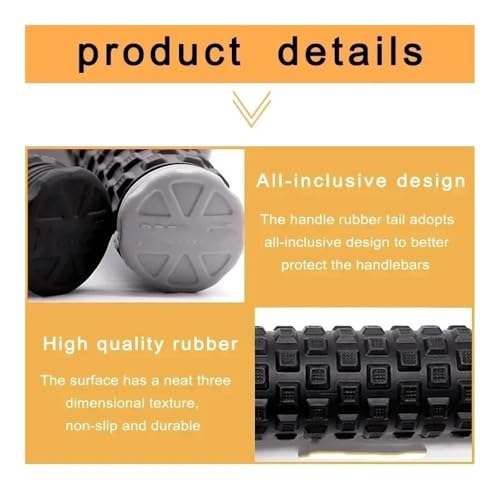 Poignées moto caoutchouc anti vibration pour guidon 22mm - 5