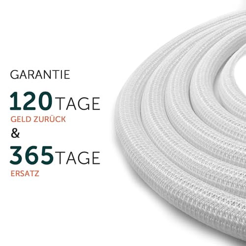 shinfly 13mm-3m Kabelschlauch Selbstschließend Weiß, Kabelmanagement, Flexibler Kabelkanal für TV und Computer, Versteckten Kabelschutz und Kabelverwaltung