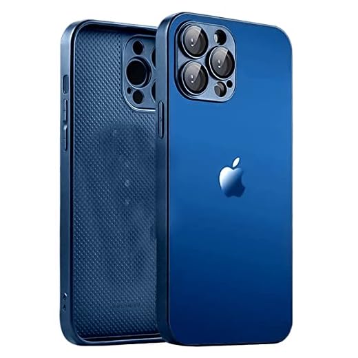 capa para Iphone 11, iphone 12, iphone 13, iphone 14 Pro Max Nano glass Vidro temperado fosco (iphone 11 azul)